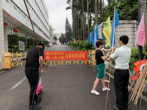 防风险、除隐患、遏变乱——壹定发第六党支部第一幼组主题党日活动